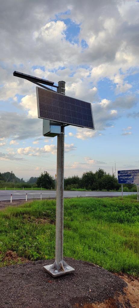 Шериф-балки, в том числе на солнечных батареях,  способствуют повышению безопасности на дорогах региона.